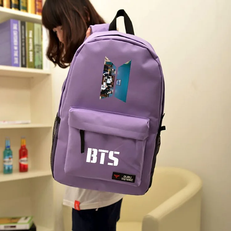 BTS Backpack Student School Bag Kpop Jungkook Jimin Suga V JHope Jin RM  btsbackpack