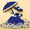 Beauty Special Shaped 5D DIY Partial Drill Diamond Painting Kits for Adults Beginners Home Decor Diamonds Paintings Gem Art 11.81 X11.81inch