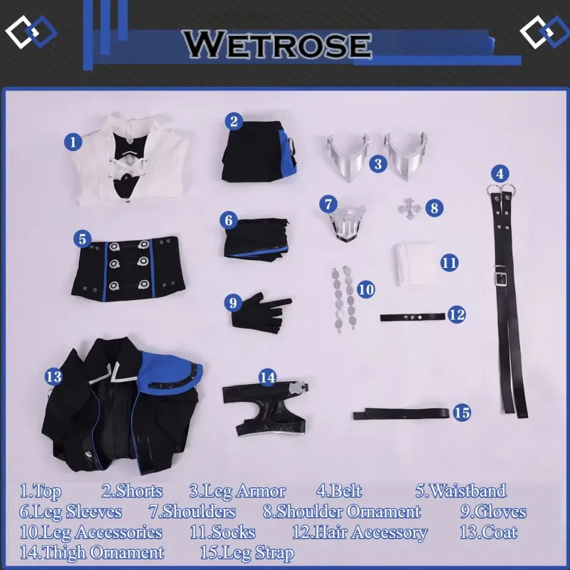 [Wetrose] Pre-Order Honkai Impact 3rd Murata Himeko Polar Warblade Game Outfit Cosplay Costume