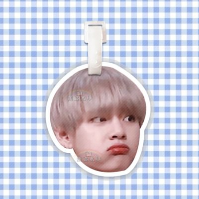 BTS V Taehyung Cute Backpack Suitcase Decoration