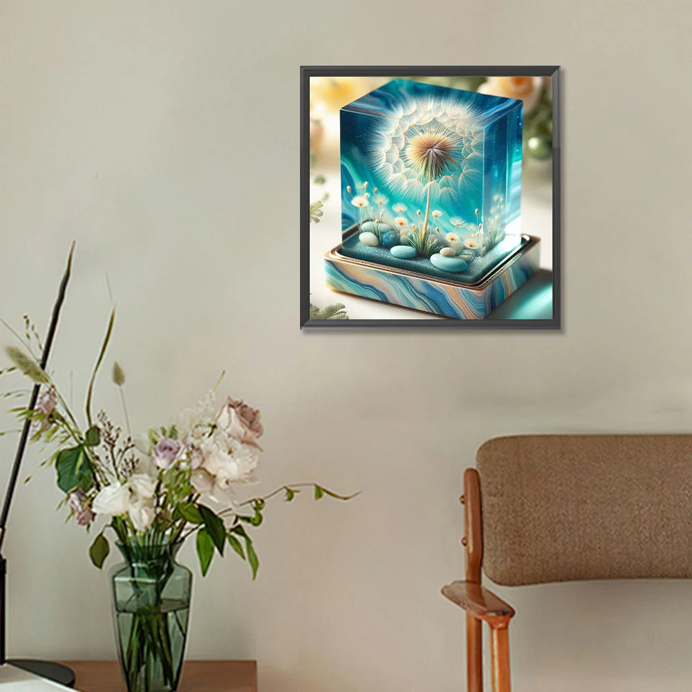 Diamond Painting - Full Round Drill - Dandelion Cube(Canvas|30*30cm)