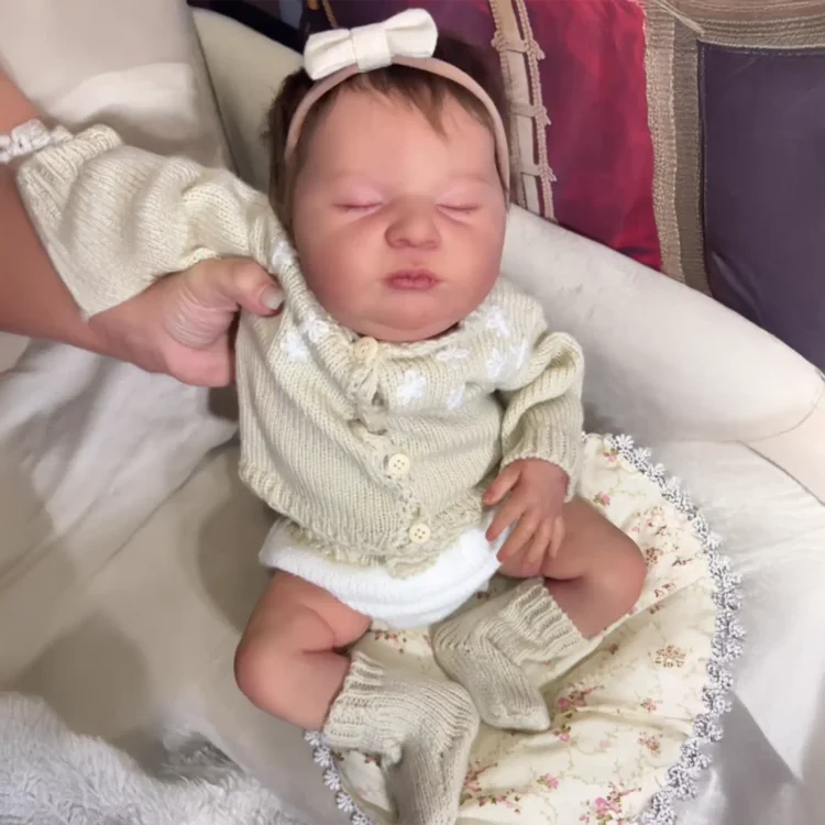 20" Lifelike Reborn Brown Hair Girl Baby Doll Named Teliuas, Gifts For Kids：Realistic Reborn Baby Dolls By Rsgdolls®