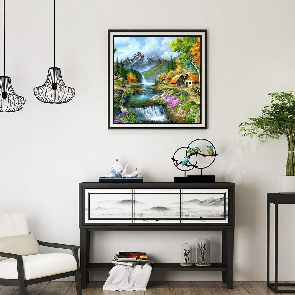 Diamond Painting - Full Round Drill - House(30*30cm)