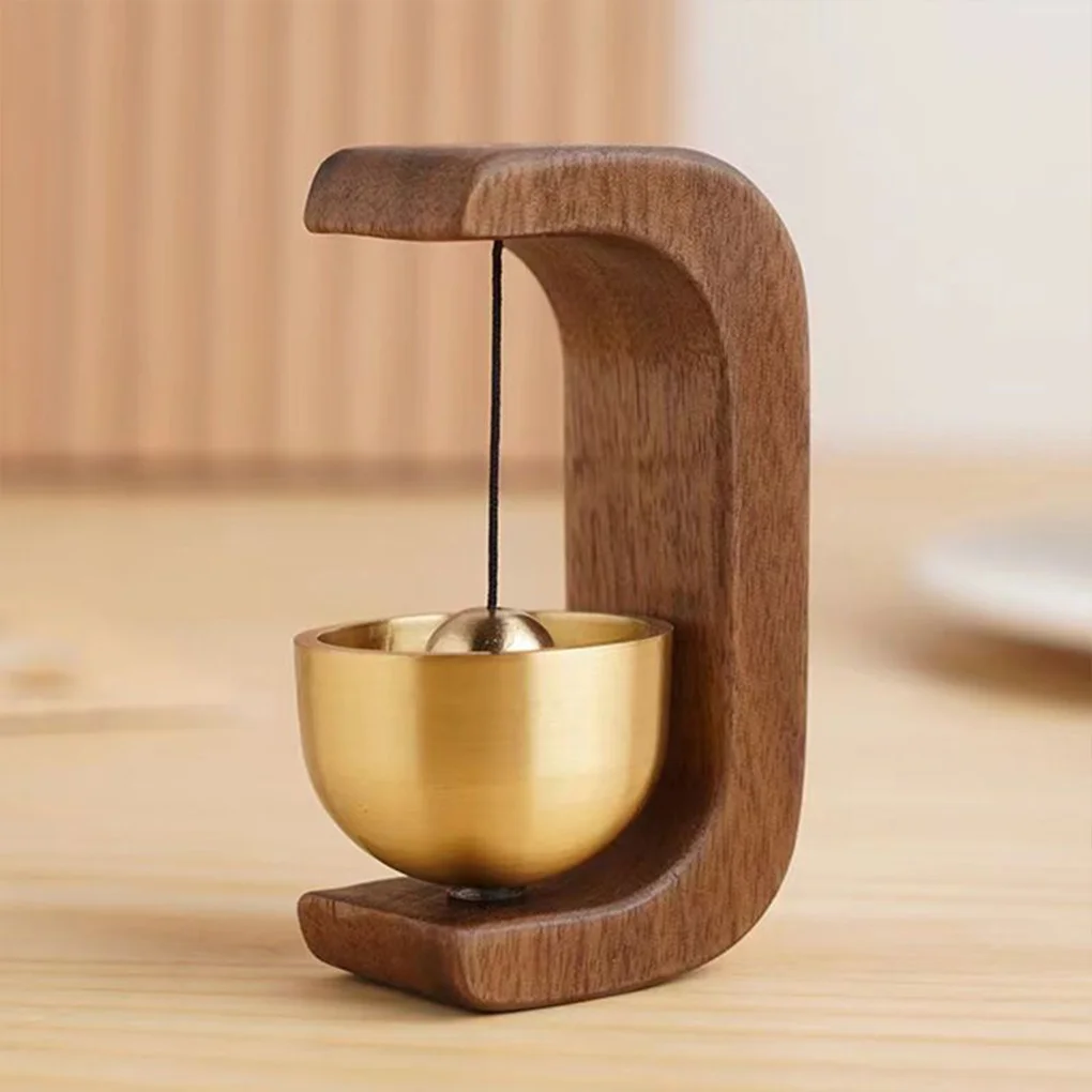 Door Bell Wooden Wind Chimes Magnetic Doorbell Home Entrance Decoration