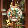 Diamond Painting Acrylic Christmas Tree Chicken Diamond Art Pendant Wall Decor