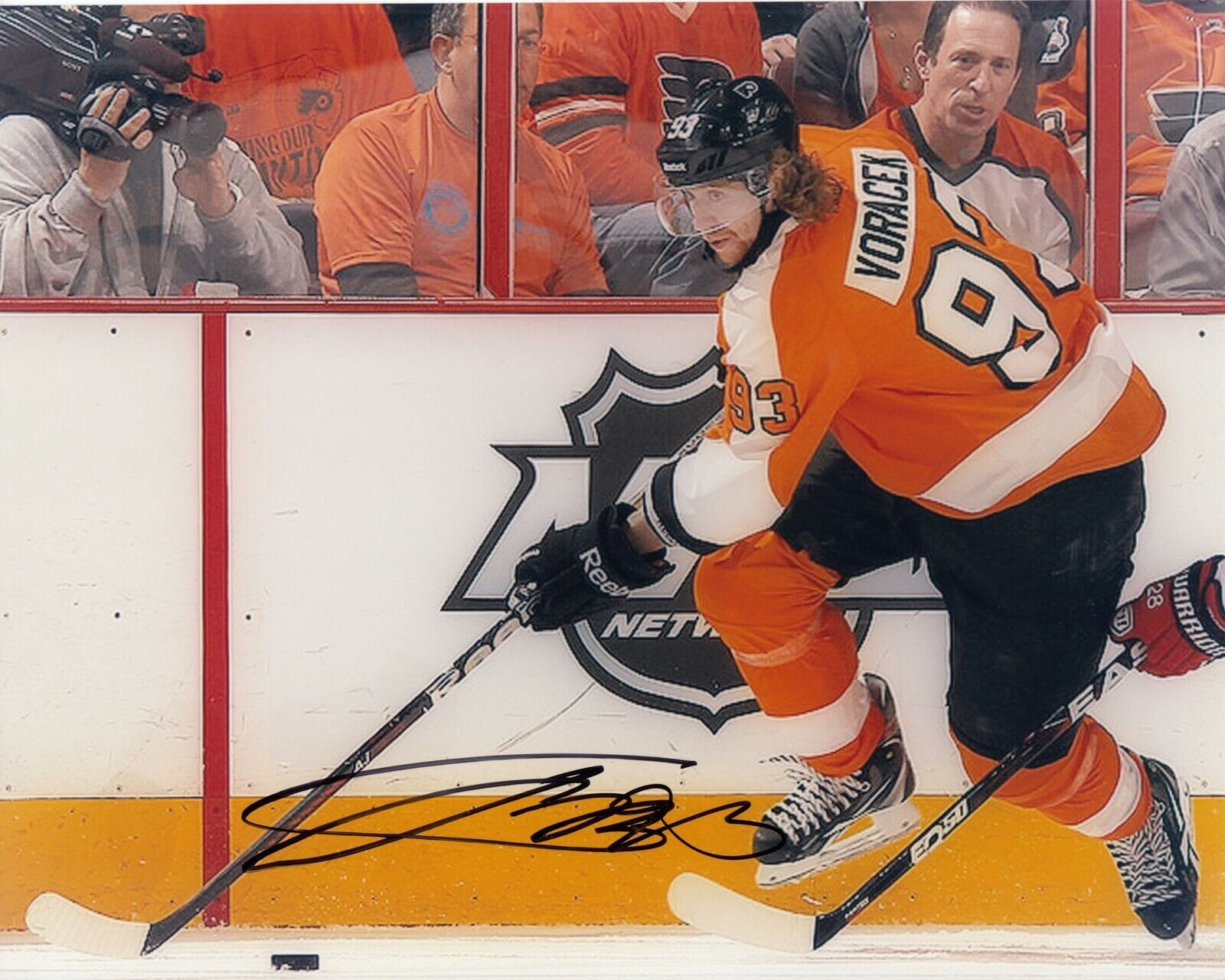 Jakub Voracek #0 8x10 Signed Photo Poster painting w/ COA Philadelphia Flyers