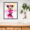 Watercolor Disney Minnie Mouse - 11CT Stamped Cross Stitch 40*50cm/15.75*19.69in