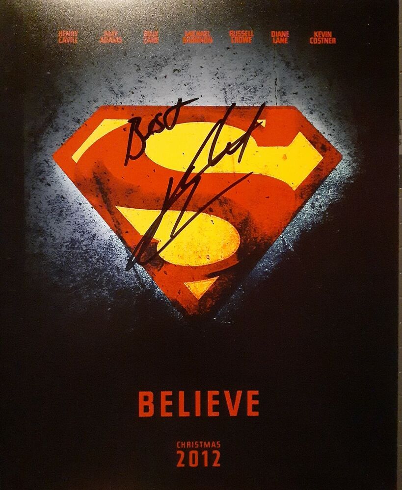 Henry Cavill signed 8x10