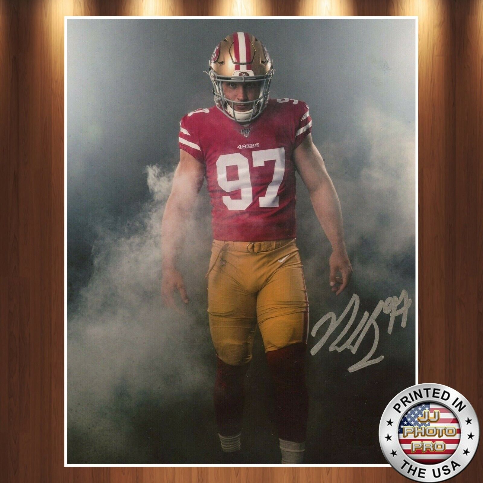 Nick Bosa Autographed Signed 8x10 Photo Poster painting (49ers) REPRINT