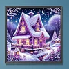 Winter Houses - Crystal Rhinestone Diamond Painting