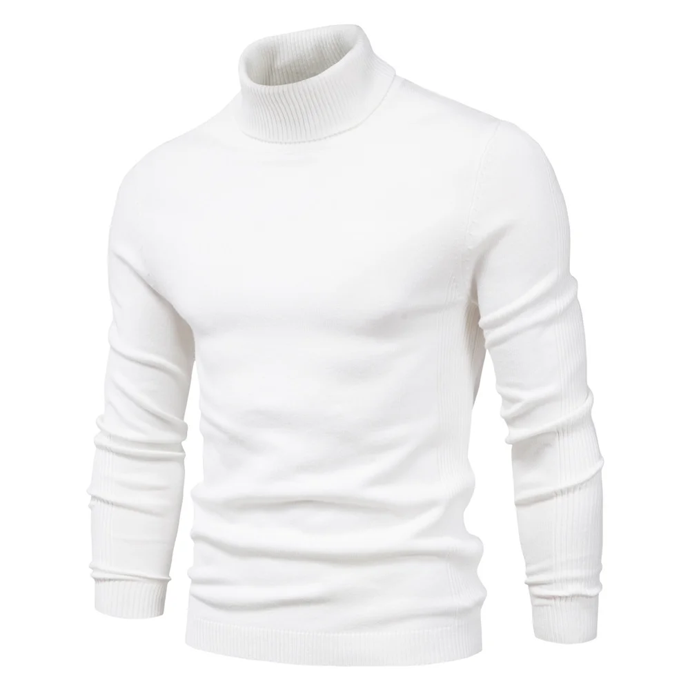 Casual Gradient Basic Turtleneck Sweaters