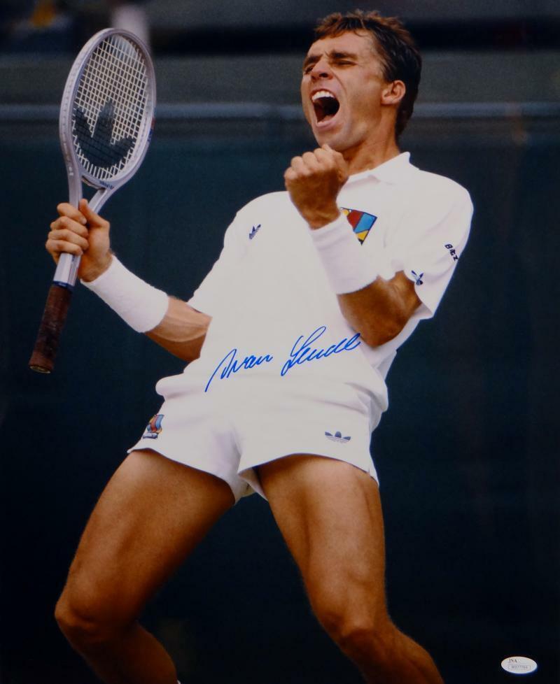 Ivan Lendl Autographed 16x20 Celebrating Photo Poster painting- JSA Witnessed Auth