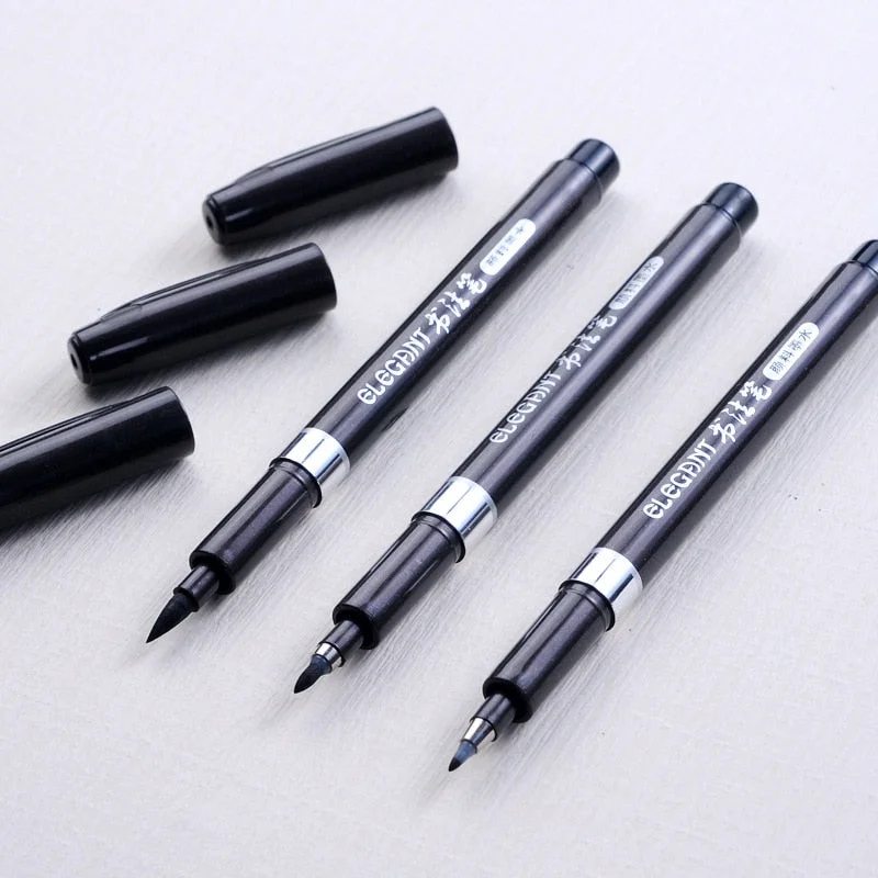 1-Piece Multifunction Brush Pen S M L Calligraphy Pens Art Marker for Drawing Writing Office School Supplies Stationery Student