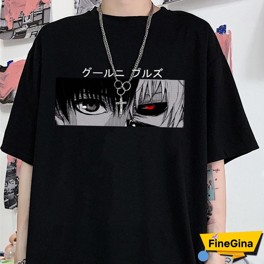 New Anime Tokyo Ghoul Print T-Shirt Men Women Fashion Short Sleeve Casual Summer Tops Tees