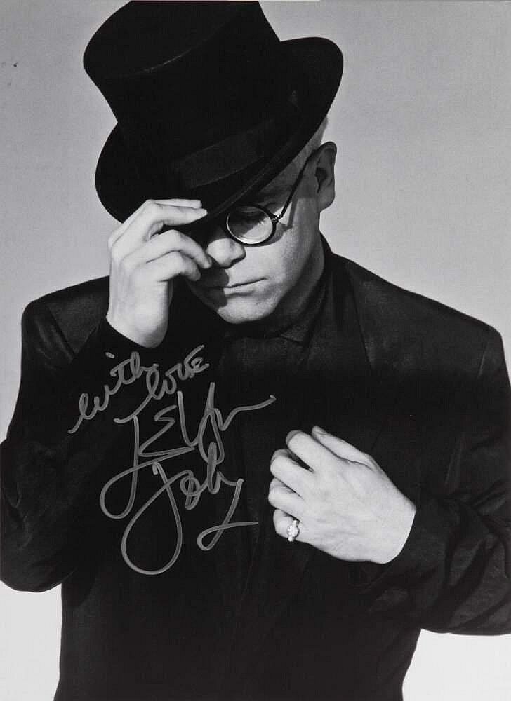 ELTON JOHN Signed Photo Poster paintinggraph - Singer / Vocalist / Composer - preprint