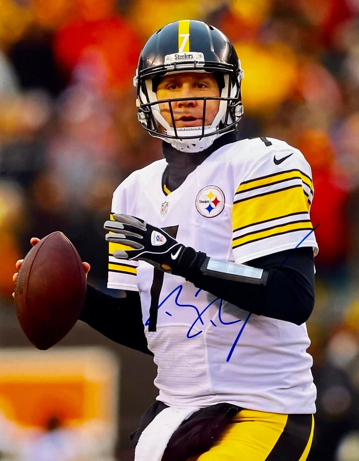 BEN ROETHLISBERGER Signed AUTOGRAPH 11x14 Pittsburgh STEELERS Photo Poster painting COA BIG BEN