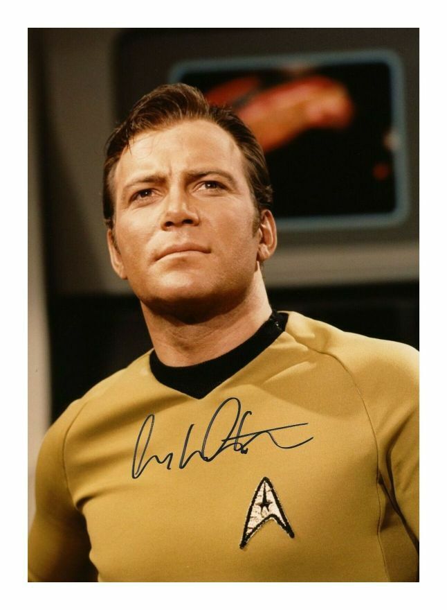 WILLIAM SHATNER - STAT TREK AUTOGRAPH SIGNED PP Photo Poster painting POSTER