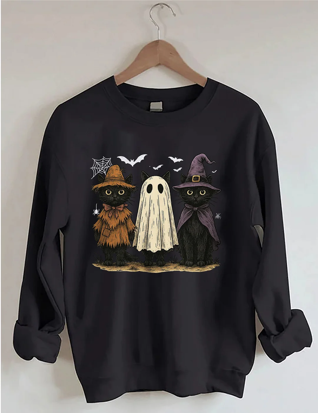  Halloween Cat Sweatshirt