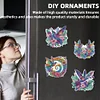 (US Local)12Pcs Diamond Art Magnets Fridge Sticker Set for Adults Beginners (CN561 Bird)