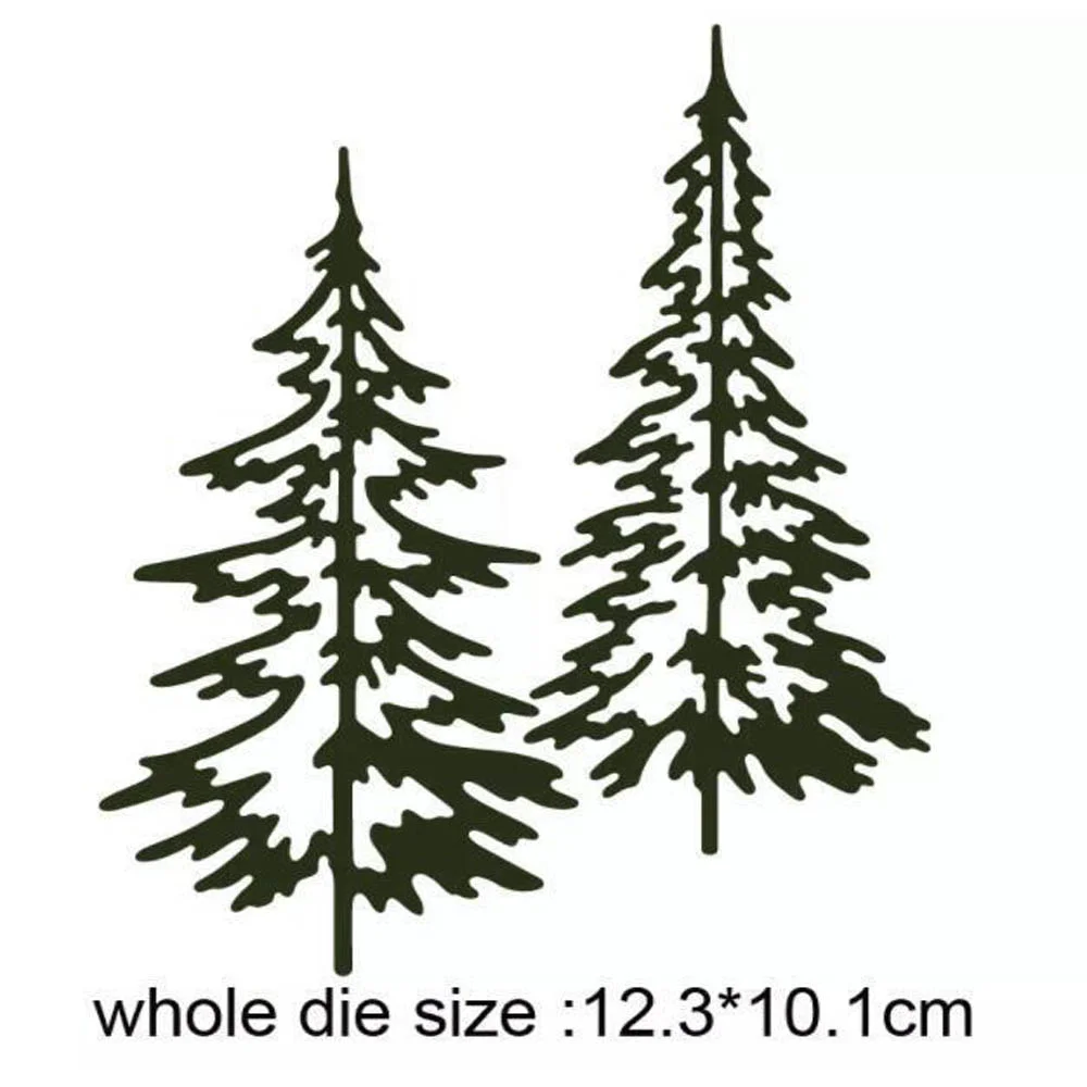 Nigikala Tree Metal Cutting Dies for Scrapbooking DIY Photo Album Card Decoration Embossing