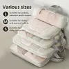 5Pcs Compressible Storage Bag Waterproof Travel Duffel Bag Lightweight Suitcase