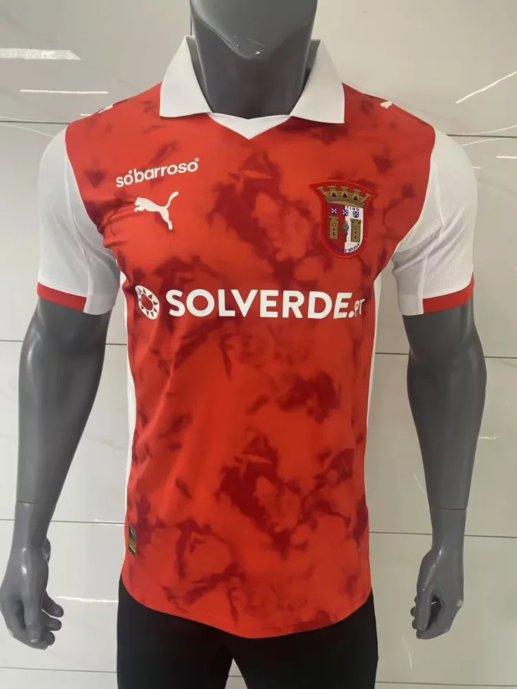 2025-26 New Season-Braga Home Jersey-Fans Edition