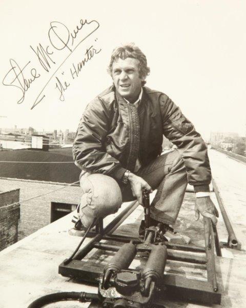 REPRINT - STEVE MCQUEEN Autographed Signed 8 x 10 Photo Poster painting Poster RP