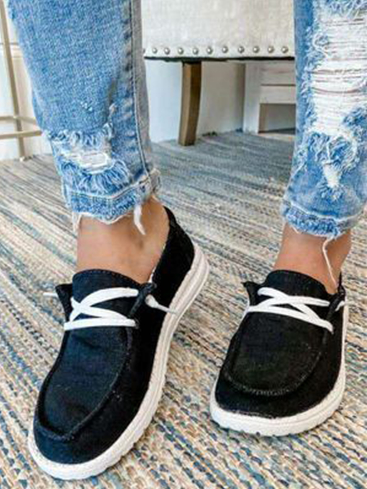 Casual canvas ultra-light women's shoes
