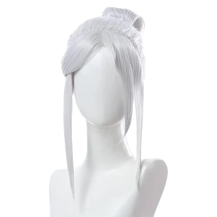 Valorant JETT  Cosplay Wig Heat Resistant Synthetic Hair Carnival Halloween Party Props