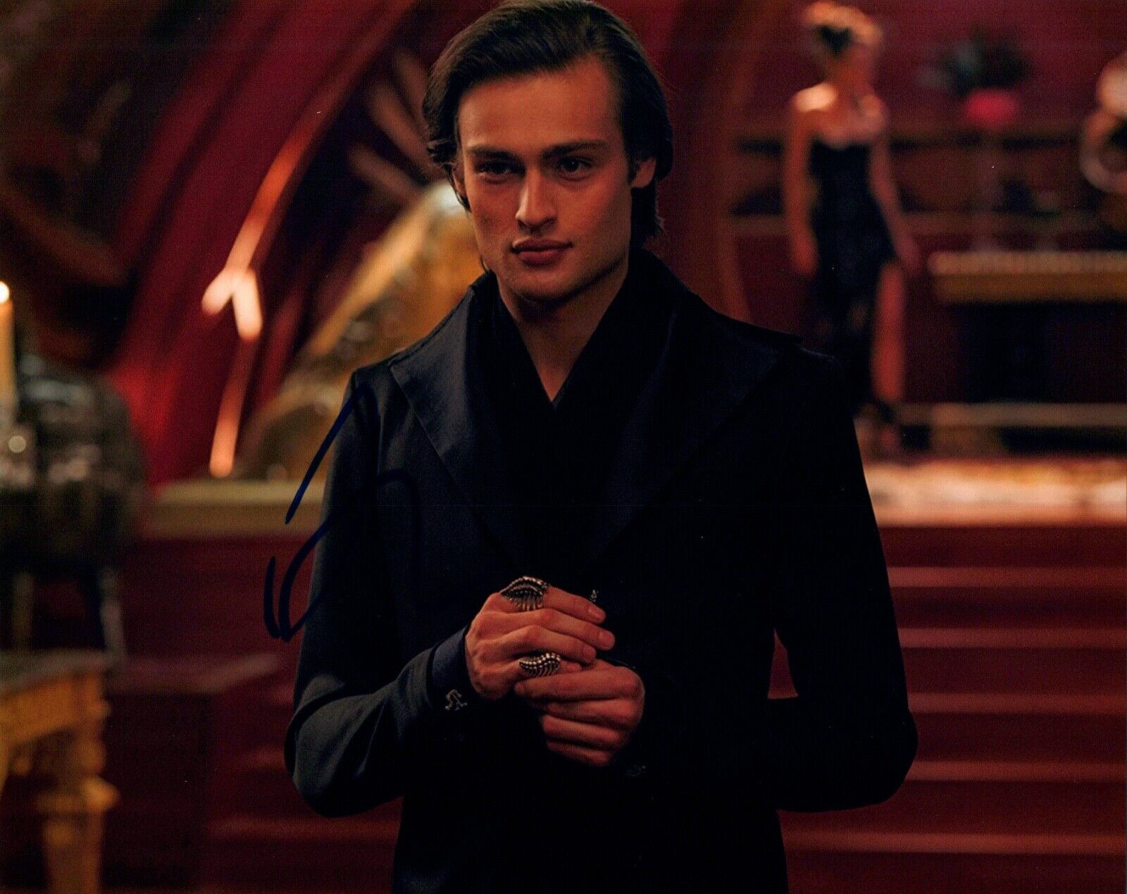 Douglas Booth Signed Autographed 8x10 Photo Poster painting Jupiter Ascending Actor COA