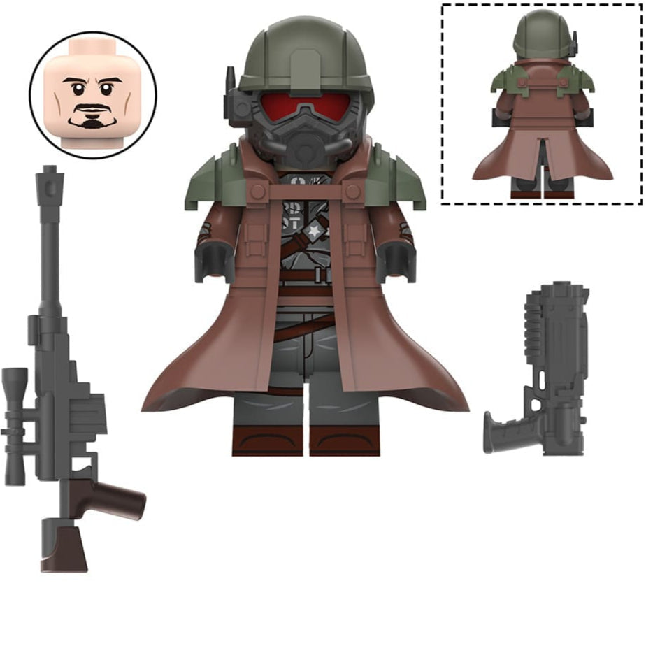 Elite Ranger Custom Fallout Minifigure Minifigure Bricks monstertoys