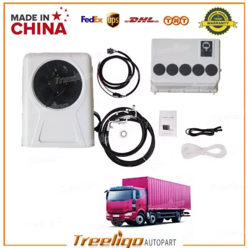Dronehint Truck Cab Air Conditioner 12V white AC Fits Semi Trucks Bus RV Caravan Tractor Parts