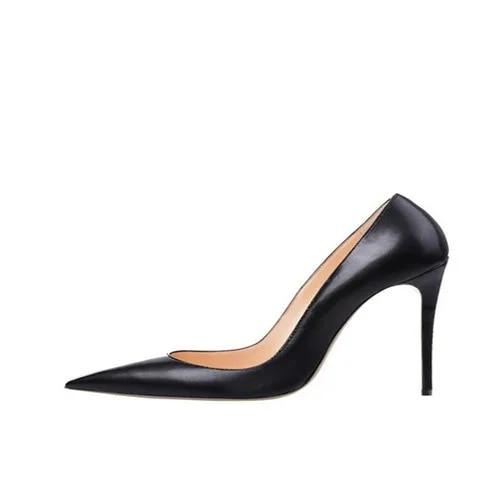 Woman High Heels Women Shoes Pumps 12 Cm Stilettos Shoes For Women PU Leather Wedding Shoes Brown Nude Black 