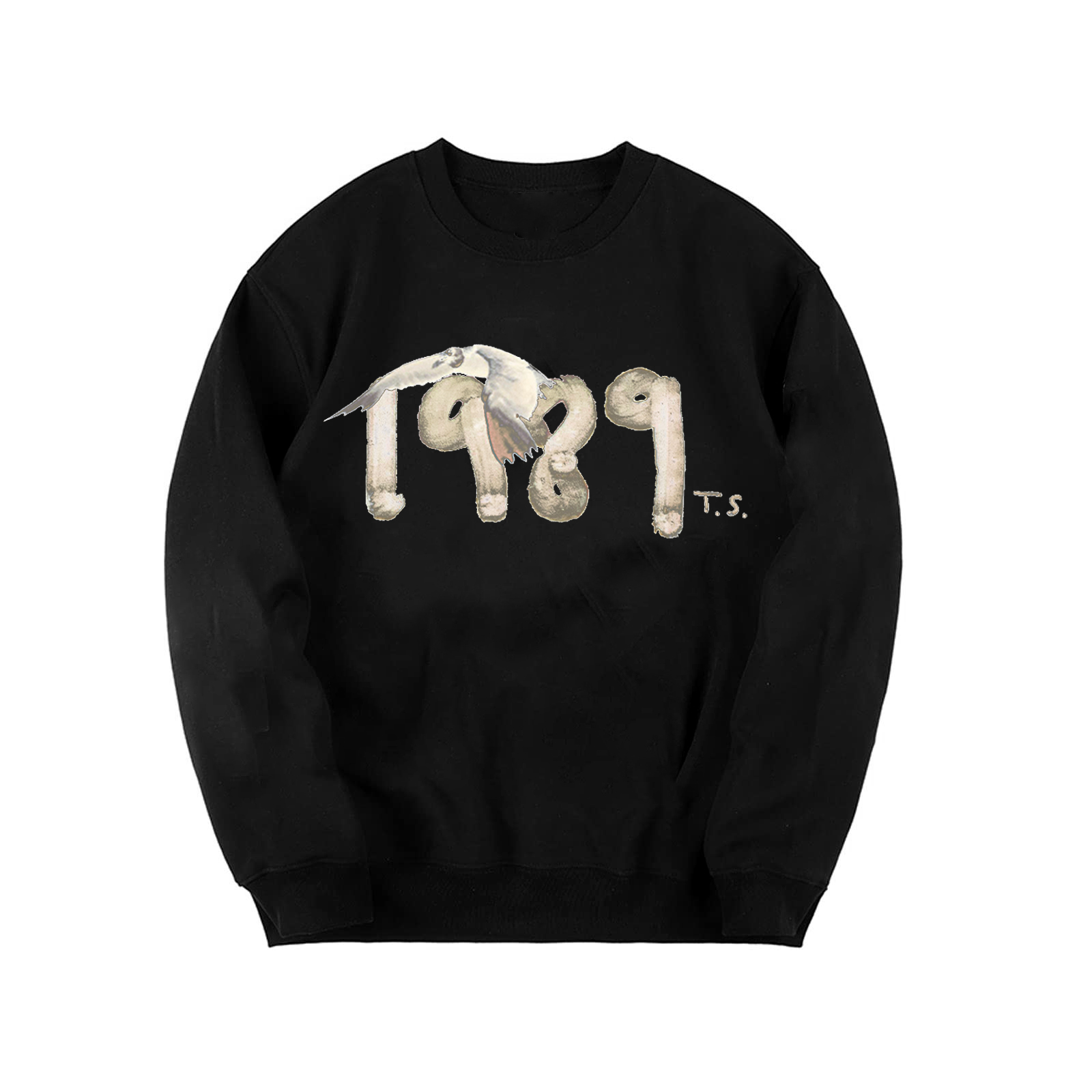 Personality 1989 Print Street Crewneck Sweatshirt