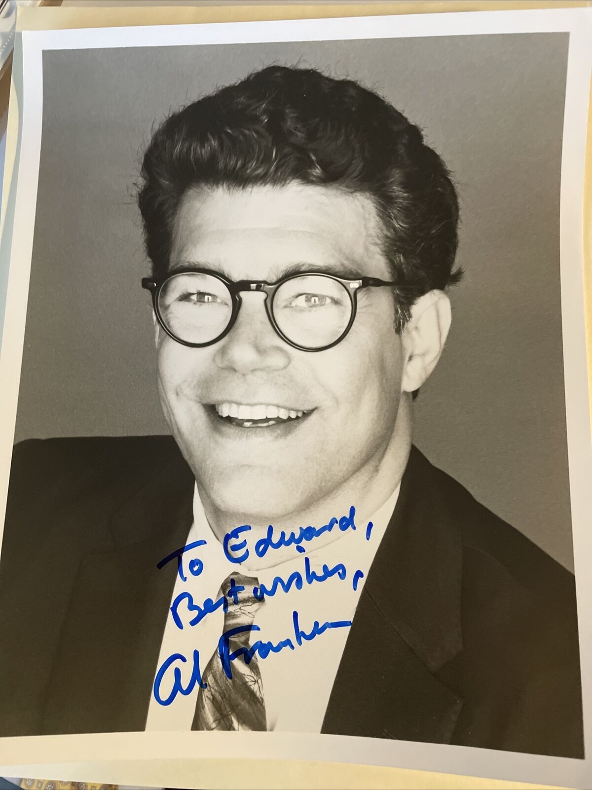 AL FRANKEN Signed Photo Poster painting Autographed 8x10 COMEDIAN SATURDAY NIGHT LIVE COA 12/9