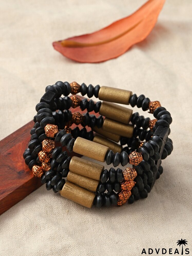 4pcs Beaded Bracelet