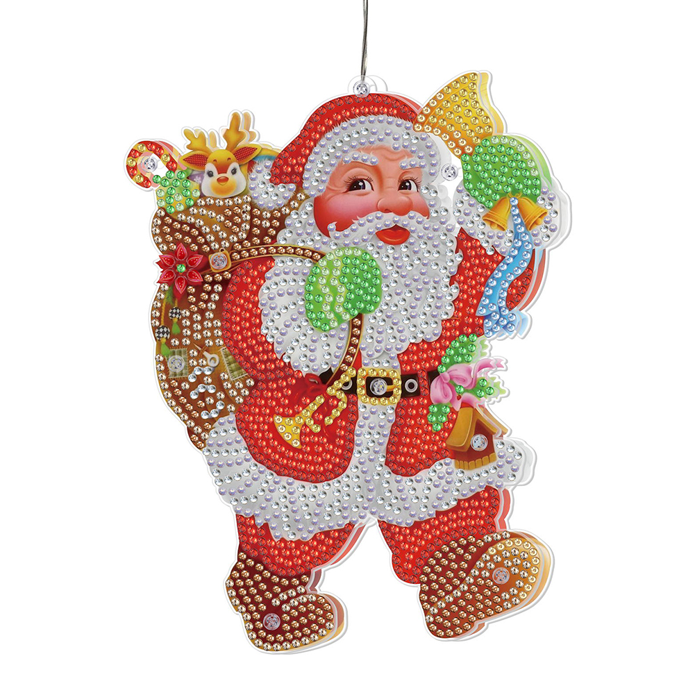 

Santa Claus Double Sided - 5D DIY Craft Lamp, 501 Original