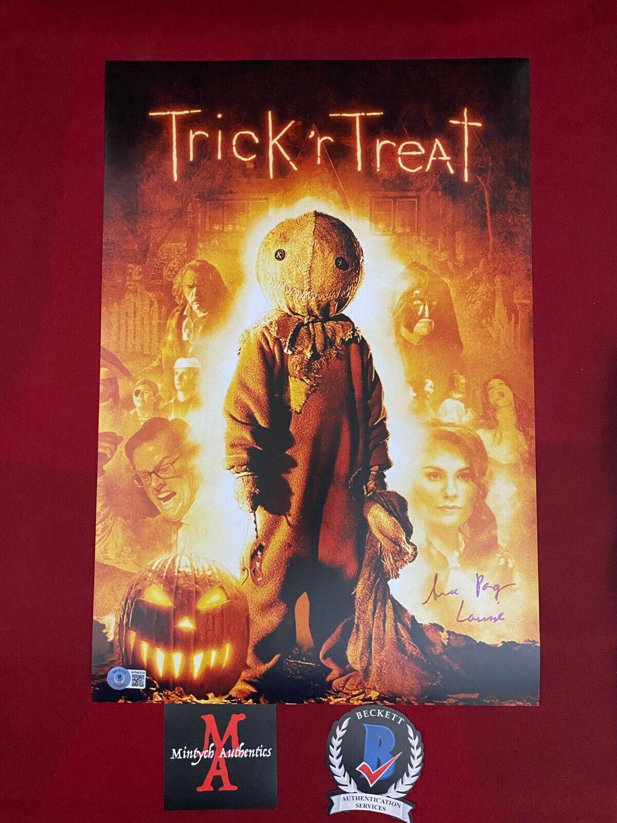 ANNA PAQUIN AUTOGRAPHED SIGNED 11x17 Photo Poster painting! TRICK 'R TREAT! LAURIE! BECKETT COA!