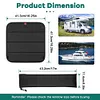 Blackout Cover Foldable Car Sun Shield Car Sun Screen for Travel Trailer Caravan