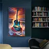 (Grande Taille) Guitare bord de mer-peinture diamant rond-40*70cm