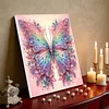 Framed Diamond Painting - Special Shaped - Butterfly (25x25cm)