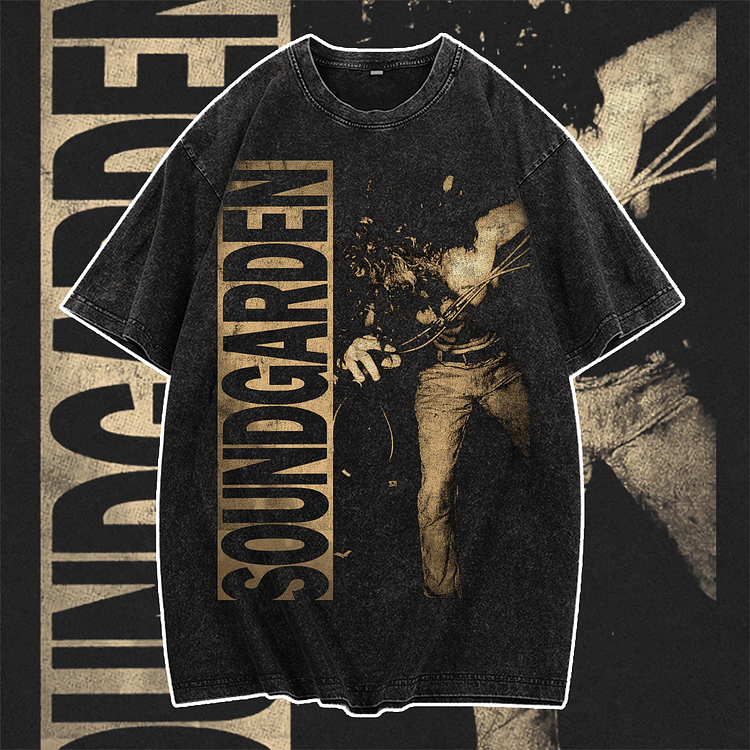 Davidhawaii100% Cotton Casual Vintage Street Style Rock T-Shirt - 100% Cotton