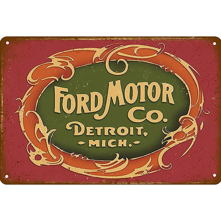 Ford Motor - Vintage Tin Signs/Wooden Signs - 8*12Inch/12*16Inch