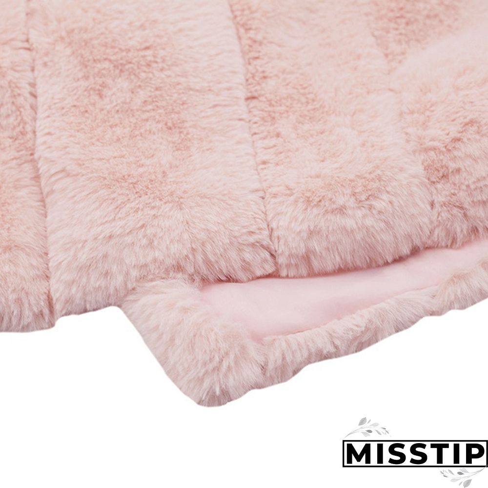 Women Winter Top Fashion Faux Fur Coat Elegant Thick Warm Outerwear Fake Fur Ladies Jacket Coat