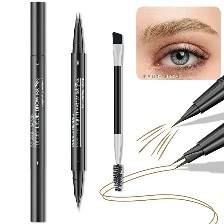 🔥Buy 1 Get 1🔥2-in-1 Dual-Ended Eyebrow Pen
