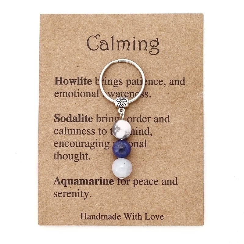 3 Pieces Minimalist Star Beaded Beaded Keychain