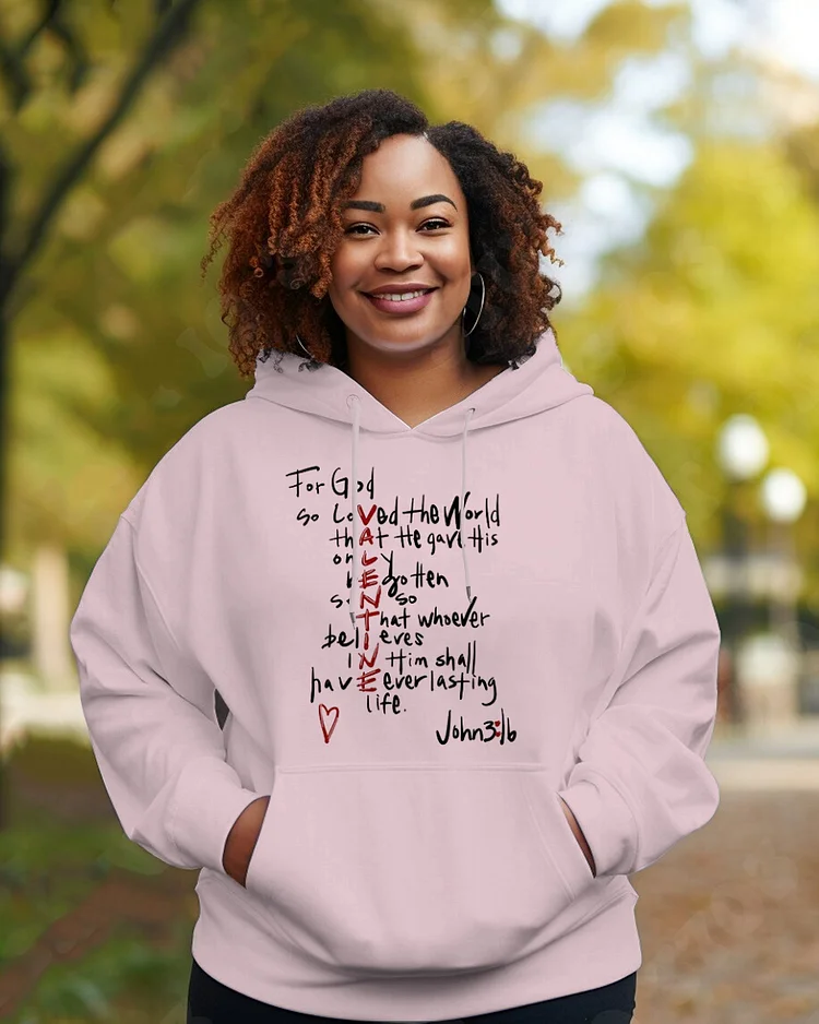 For God So Loved The World Long-sleeved Hoodie