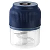 Electric Garlic Chopper 300ML Portable Cordless Mini Food Processor Rechargeable Vegetable Chopper Blender for Nuts Chili Onion Minced Meat and Spices