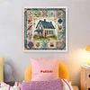(Multi-Style) Colorful House-11CT Stamped Cross Stitch 50*50cm