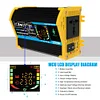 6000W Power Converter LCD Display Dual USB Digital Inverter (Black 12V to 220V)
